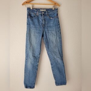 Levis wedgie straight leg jeans, 26